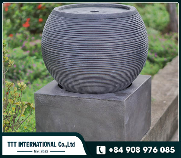 Eco GRC concrete water fountain
